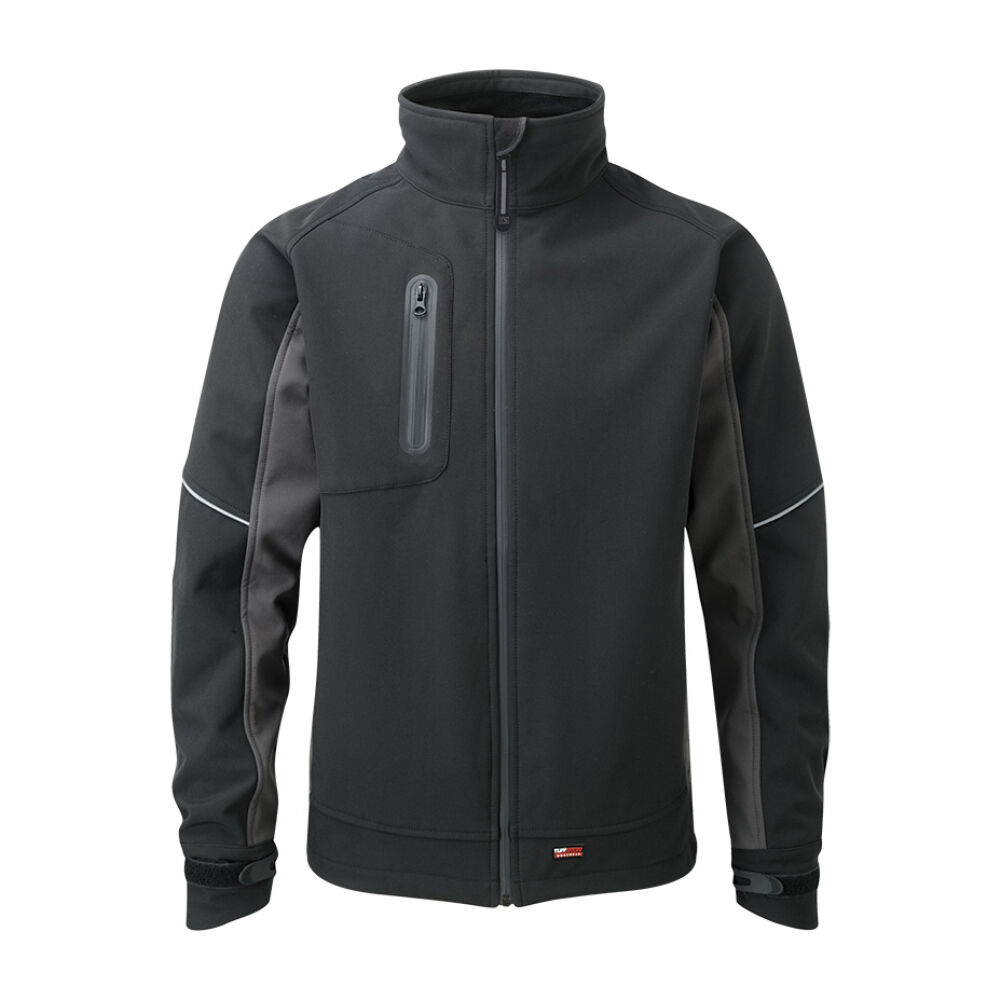 Tuffstuff Stanton Softshell Jacket Black/Grey | Cottonmount Workwear