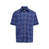 Champion Whitby Polycotton Short-Sleeved Shirt Blue - 3XL