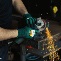 Xpert Core Toughcut Level C Cut Resistant Dexterous Glove Green/Black - M