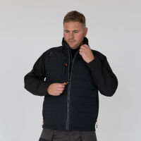 Xpert Pro Rip-Stop Insulated Hybrid Jacket Black - XS