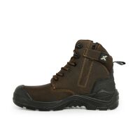 Xpert Pro Zipster S3L Safety Zip-Side Boot Brown - EU39 / UK6