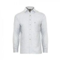 Champion Tattersall Polycotton Long-sleeved Shirt Blue - M