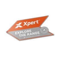 XPERT LARGE WINDOW STICKER 62x33cm