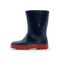 Swampmaster Junior Tractor Wellington Boot Navy/Red - EU19 / UK3 JNR