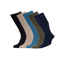 HJ Wool Rich Commando Sock Assorted Pack - M