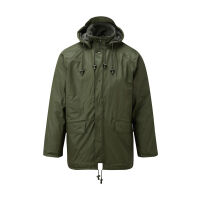 Fort Flex PU Fleece-Lined Waterproof Jacket Olive Green - S
