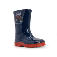Swampmaster Junior Tractor Wellington Boot Navy/Red - EU19 / UK3 JNR