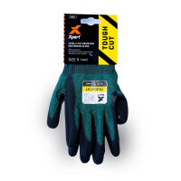 Xpert Core Toughcut Level C Cut Resistant Dexterous Glove Green/Black - M