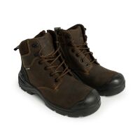 Xpert Pro Zipster S3L Safety Zip-Side Boot Brown - EU39 / UK6
