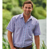 Champion Poole Polycotton Short-Sleeved Shirt Red - M