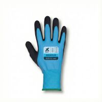 Xpert Core Aquaflex Waterproof Fully Coated Glove Blue/Black - M