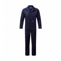 Fort 240gsm Zip-Front Coverall Navy - 50" Chest