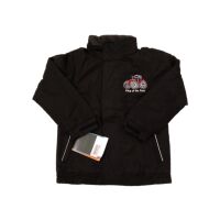 Regatta Dover Kids Jacket with King of the Field Logo Black/Red - Age 3-4 Years