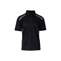 Xpert Pro Stretch Polo Shirt Black/Grey - S