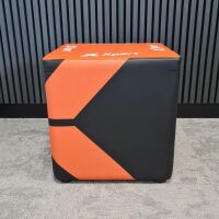 XPERT WORKWEAR CUBE SEAT 450 X 450 X 470 BLACK