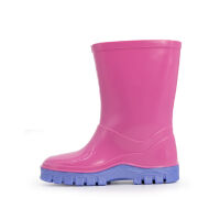 Swampmaster Junior Tractor Wellington Boot Pink/Lilac - EU19 / UK3 JNR