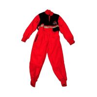 Kids Hi-Vis Tractor Coverall Red/Black - Age 2-3 Years