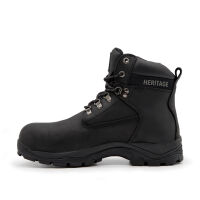 Xpert Heritage Legend Black Waterproof S3 Laced Safety Boot - EU 39 (UK 6)
