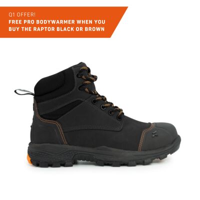 Xpert Pro Raptor Waterproof S7L Safety Boot Black - EU39 / UK6