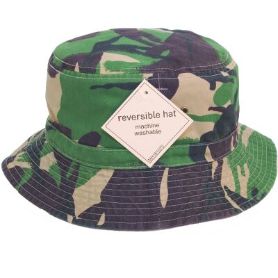 Camo Reversible Bush Hat Green