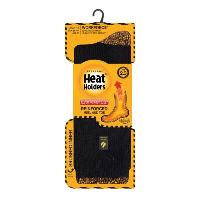 Heat Holder Workforce Sock Black/Orange