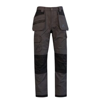 Xpert Core Stretch Work Trouser Grey/Black - 28R