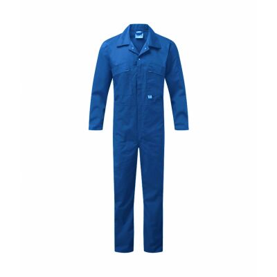Fort 240gsm Zip-Front Coverall Royal Blue - 36" Chest