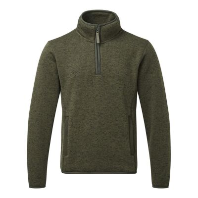 Fort Easton 1/4 Zip Pullover Olive Green - S