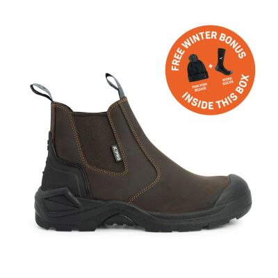 Xpert Pro Hutton S3L Safety Dealer Boot Brown - EU39 / UK6
