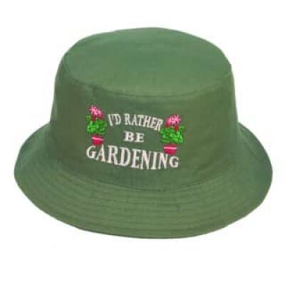 Bush Hat With Gardening Logo