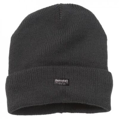 Thermal Insulated Knitted Hat Black
