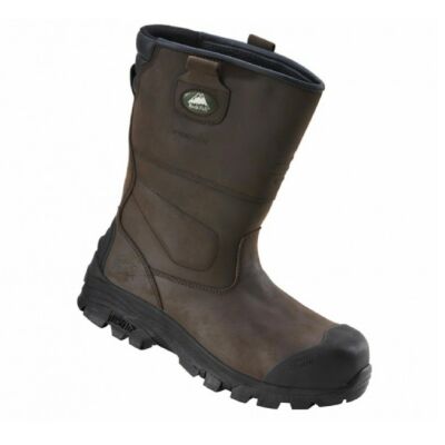 Rockfall Texas Waterproof S3 Safety Rigger Boot Brown - EU39 / UK6