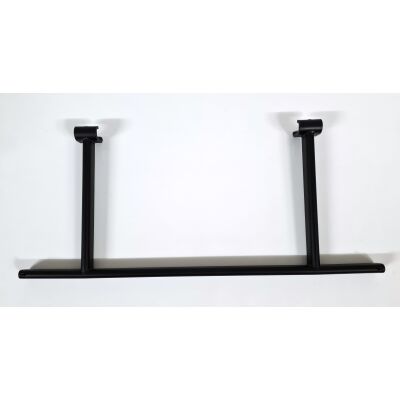 STRAIGHT OFFSET DISPLAY BAR OVAL TUBE 600 X 300 BLACK