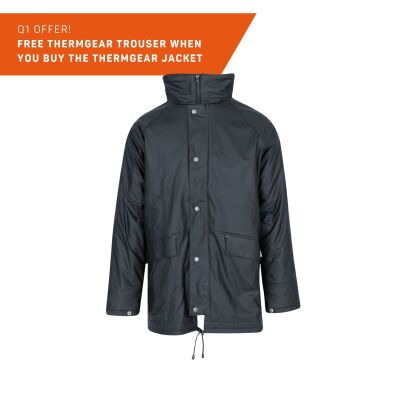 Swampmaster No-Sweat Thermgear Waterproof Lined Jacket Navy - 3XL