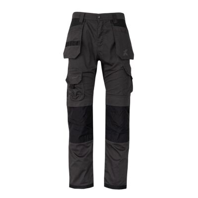 Xpert Pro Stretch+ Work Trouser Grey/Black - 28R