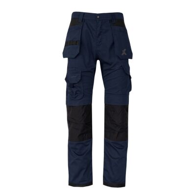 Xpert Pro Stretch+ Work Trouser Navy/Black - 32R