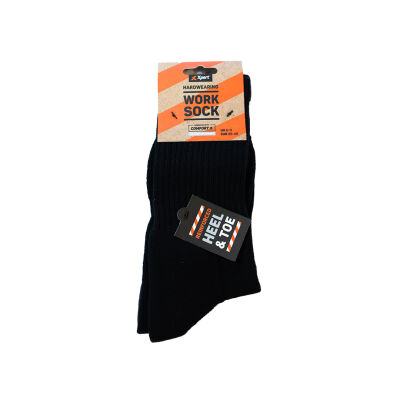 Xpert Core Comfort Work Sock One Pair Black