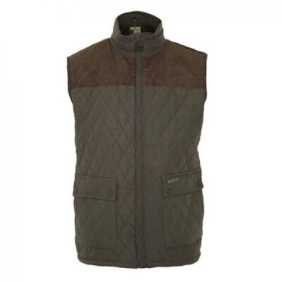 Country Estate Arundel Quilted Bodywarmer Green - L