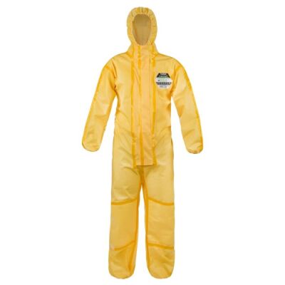 Chemmax 1 Coverall With Hood Yellow