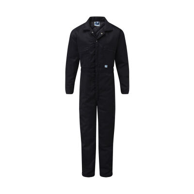 Fort Quilted Zip-Front Boilersuit Navy - L