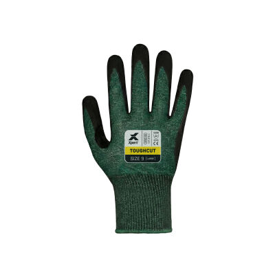 Xpert Core Toughcut Level C Cut Resistant Dexterous Glove Green/Black - M