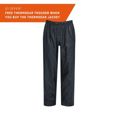Swampmaster No-Sweat Thermgear Waterproof Lined Trouser Navy - 3XL