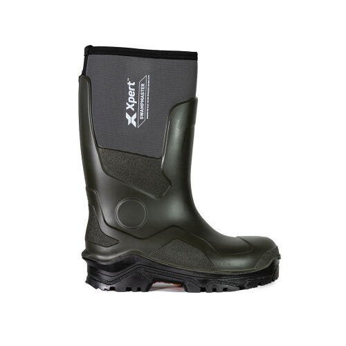 Xpert Swampmaster Pro Ranger S5S Safety Neoprene Wellington Green - EU41 / UK7