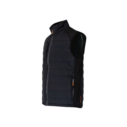 Xpert Pro Rip-Stop Panelled Bodywarmer Black - XS