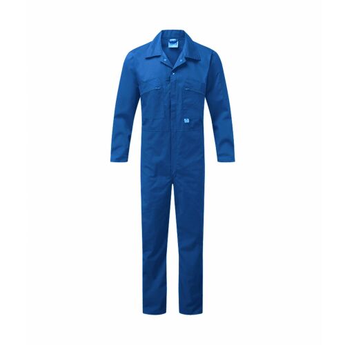 Fort 240gsm Zip-Front Coverall Royal Blue - 52" Chest