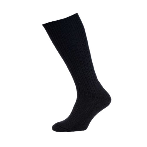 HJ Wool Rich Commando Sock Black - M