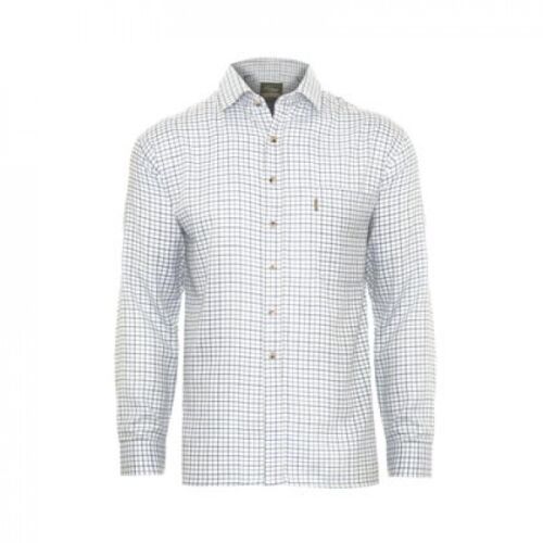 Champion Tattersall Polycotton Long-sleeved Shirt Blue - M