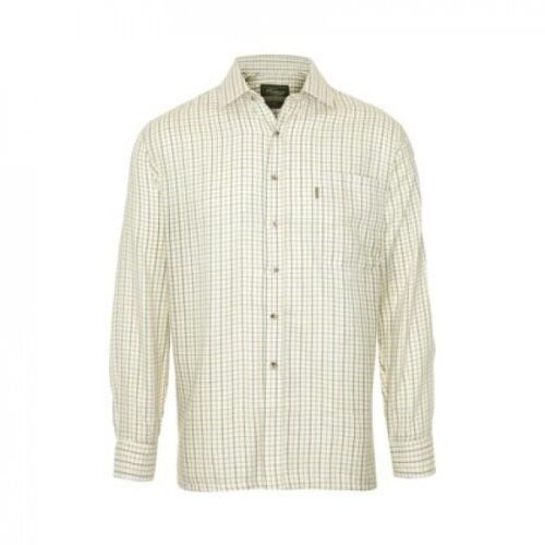 Champion Tattersall Polycotton Long-sleeved Shirt Green - M