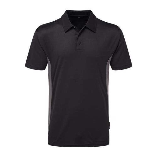 Tuffstuff Elite Polo Shirt Black/Grey - S