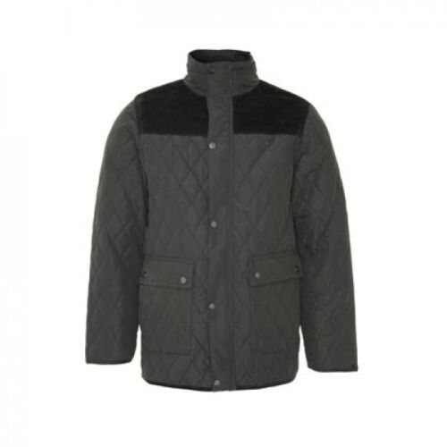 Country Estate Lewis Quilted Jacket Black - S